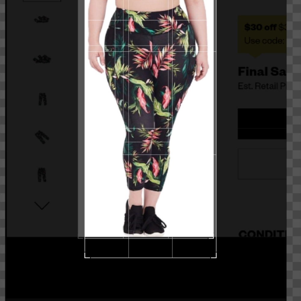 New tropical leggin size oo